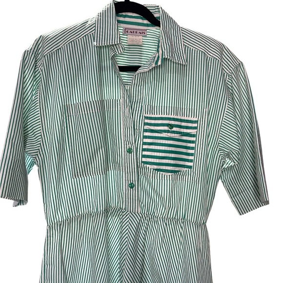 Striped Green Dress - Picture 3 of 6